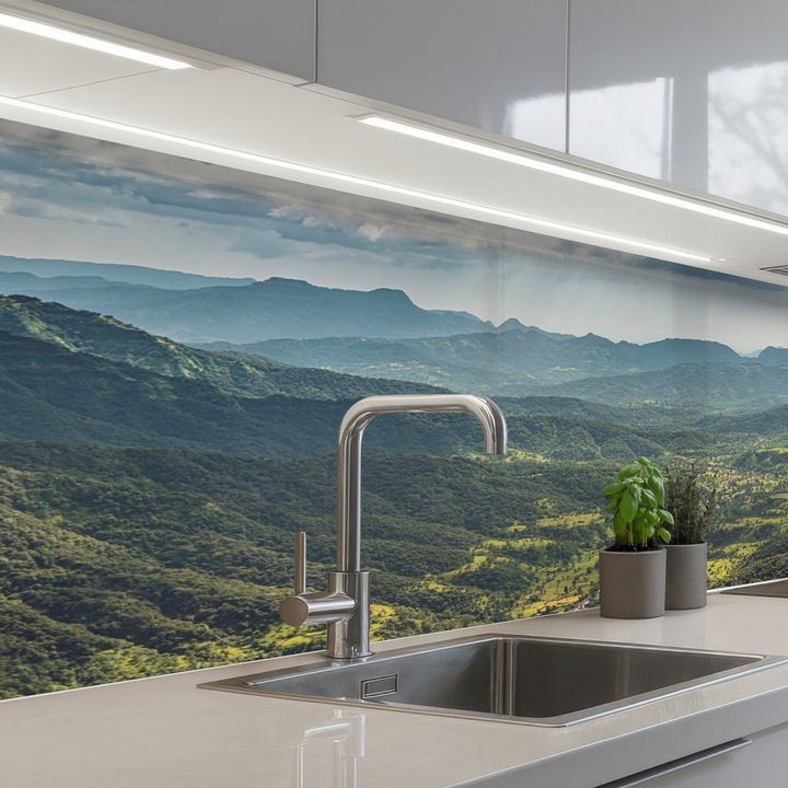 Кухненски панел, Защита за готварска печка, Против пръски, Термоустойчив 150x60 см