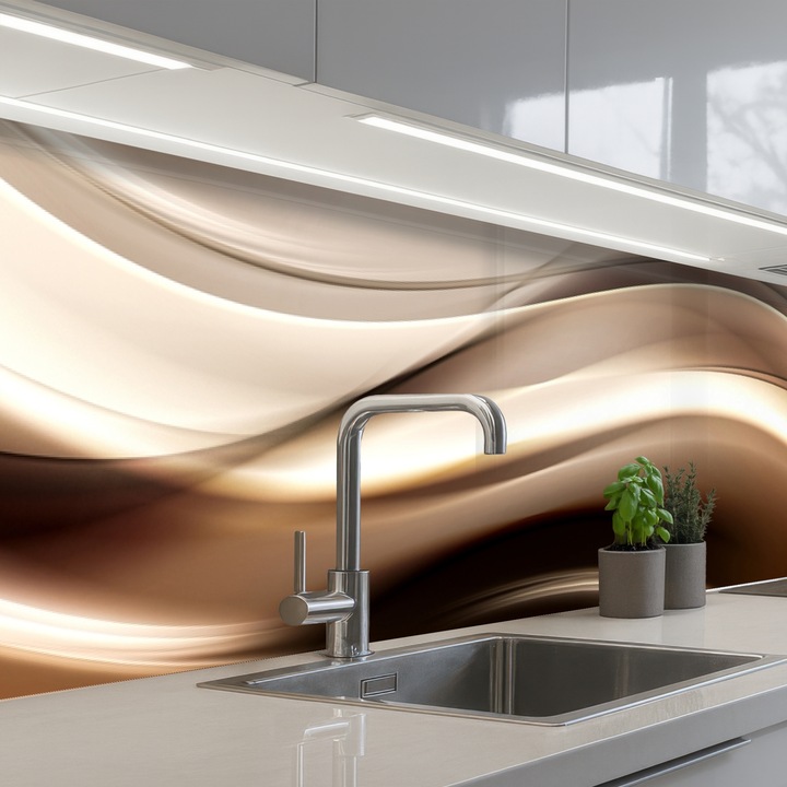 Кухненски панел, Защита за готварска печка, Против пръски, Термоустойчив 300x60 см