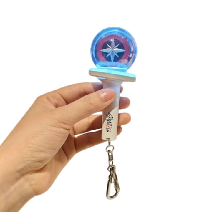 Breloc mini lightstick Stray Kids 2nd Generation, iluminat