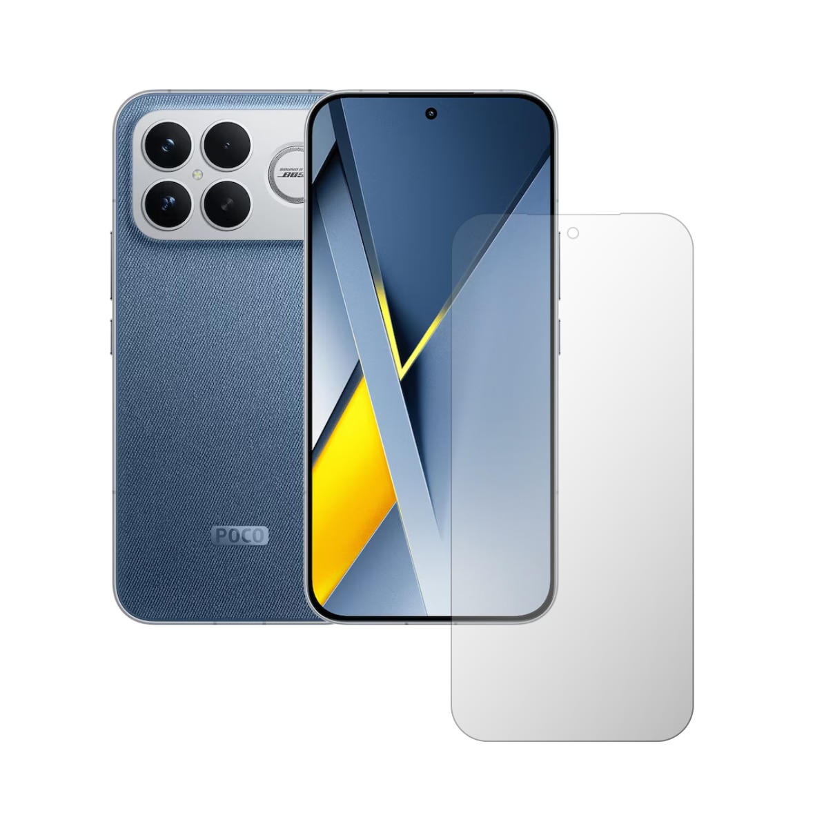 Folie Protectie Ecran Folie24, pentru Poco F8 Ultra, 1X Ultra-Clear cu Acoperire Case-Friendly ( Compatibile cu Carcasa ), Adeziva, Flexibila cu Auto Regenerare