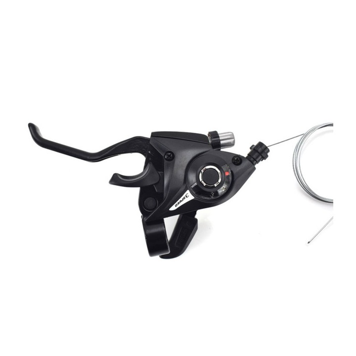 Schimbator bicicleta, 3 viteze, accesoriu frana, stanga