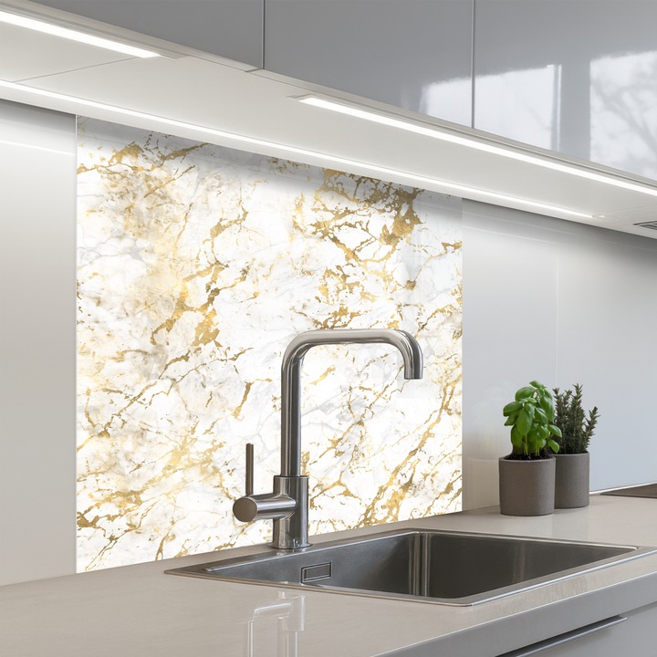 Кухненски панелЗащита за готварска печка, Против пръски, Термоустойчив 80x80 см