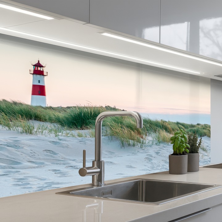 Panou bucatarieProtectie aragaz, Antistropi, Termorezistent 100x60 cm