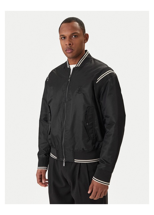 Geaca bomber Barbati, armani exchange, Poliamida, Negru