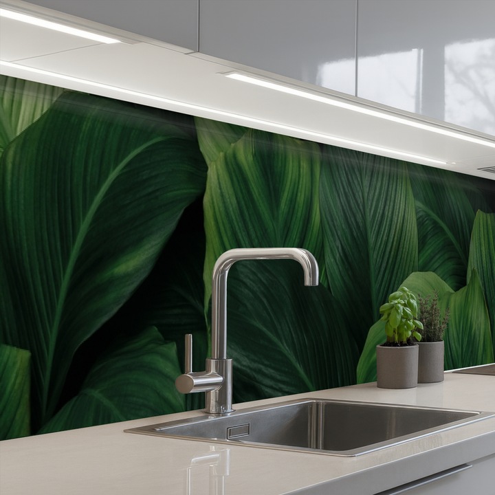 Panou bucatarieProtectie aragaz, Antistropi, Termorezistent 500x80 cm