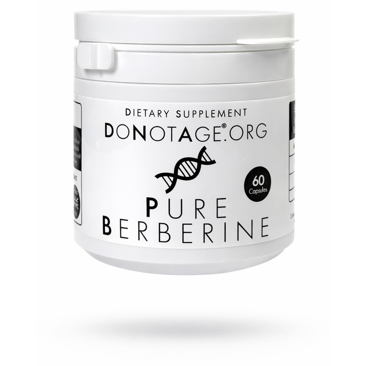 Berberina Pura, 60 capsule, supliment alimentar pentru metabolism, controlul glicemiei, sanatatea sistemului cardiovascular