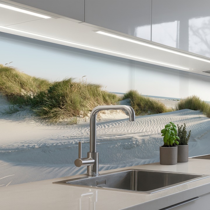 Panou bucatarieProtectie aragaz, Antistropi, Termorezistent 150x80 cm