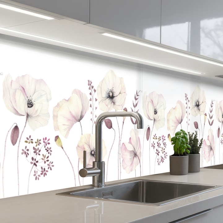 Кухненски панел, Защита за готварска печка, Против пръски, Термоустойчив 300x60 см