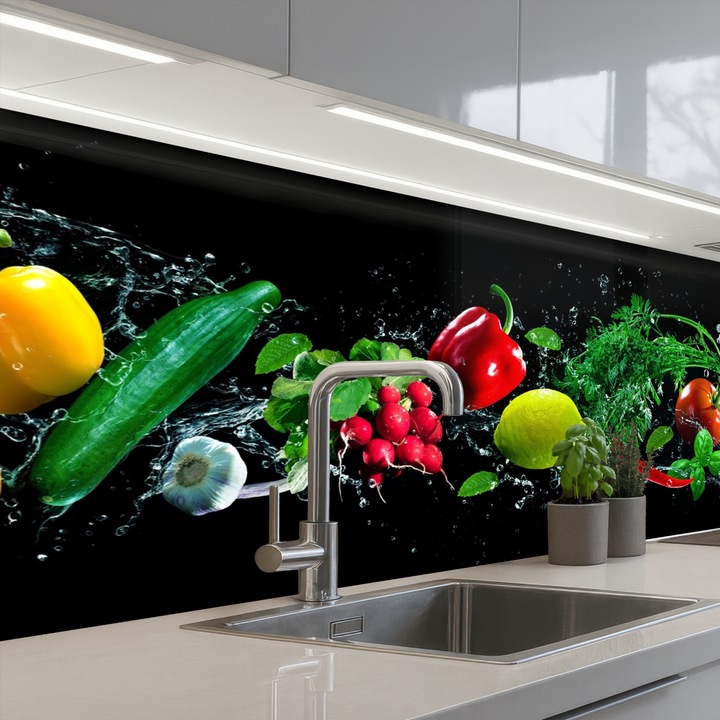 Пано за кухняЗащита за готварска печка, Против пръски, Термоустойчиво 200x80 см