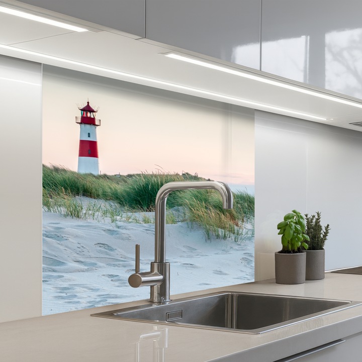 Кухненски панелЗащита за готварска печка, Против пръски, Термоустойчив 80x80 см