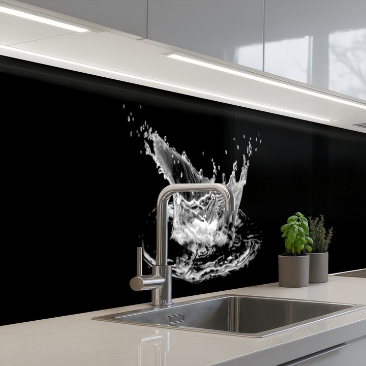 Кухненски панел, Защита за готварска печка, Против пръски, Термоустойчив 400x60 см