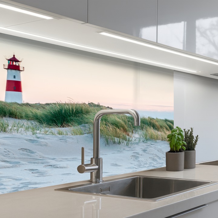 Panou bucatarieProtectie aragaz, Antistropi, Termorezistent 80x60 cm