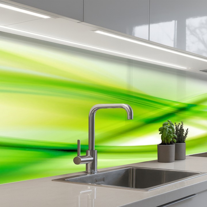 Panou bucatarieProtectie aragaz, Antistropi, Termorezistent 250x80 cm