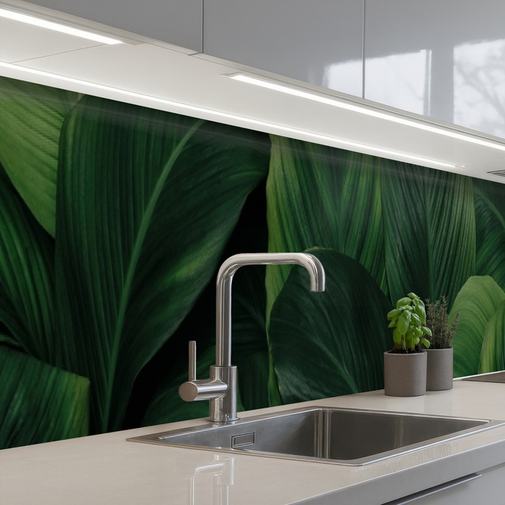 Кухненски панелЗащита за готварска печка, Против пръски, Термоустойчив 500x60 см