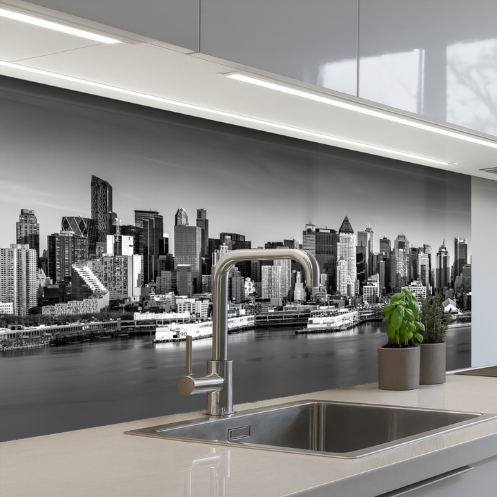 Кухненски панел, Защита за готварска печка, Против пръски, Термоустойчив 100x60 см