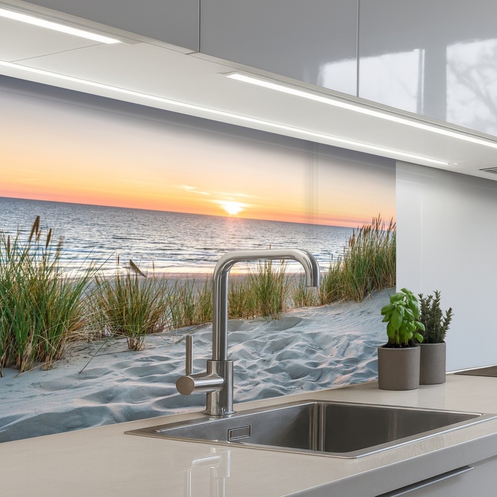 Panou bucatarieProtectie aragaz, Antistropi, Termorezistent 80x60 cm