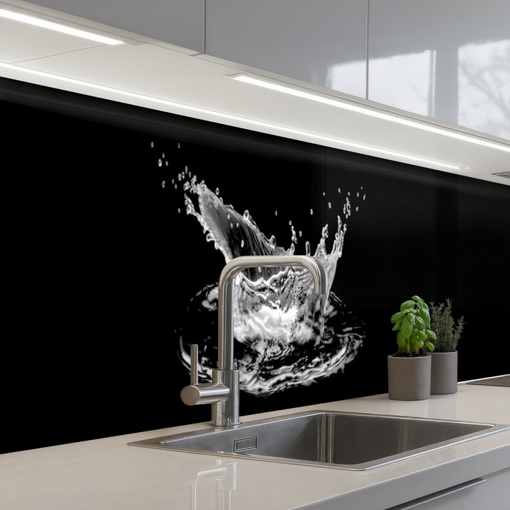 Кухненски панелЗащита за готварска печка, Против пръски, Топлоустойчив 350x60 см