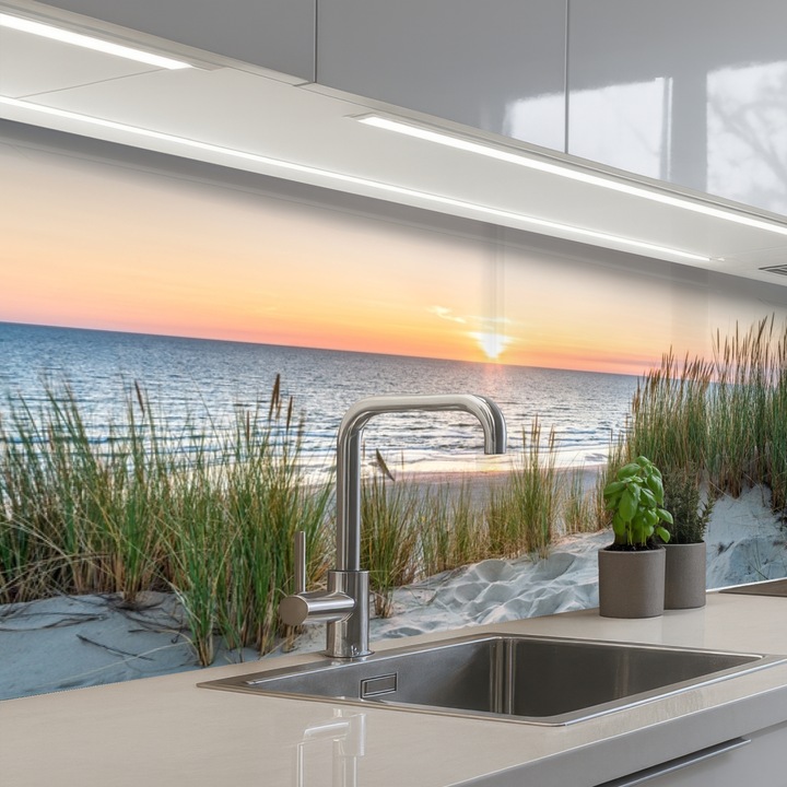 Кухненски панелЗащита на готварска печка, Против пръски, Термоустойчив 300x80 см