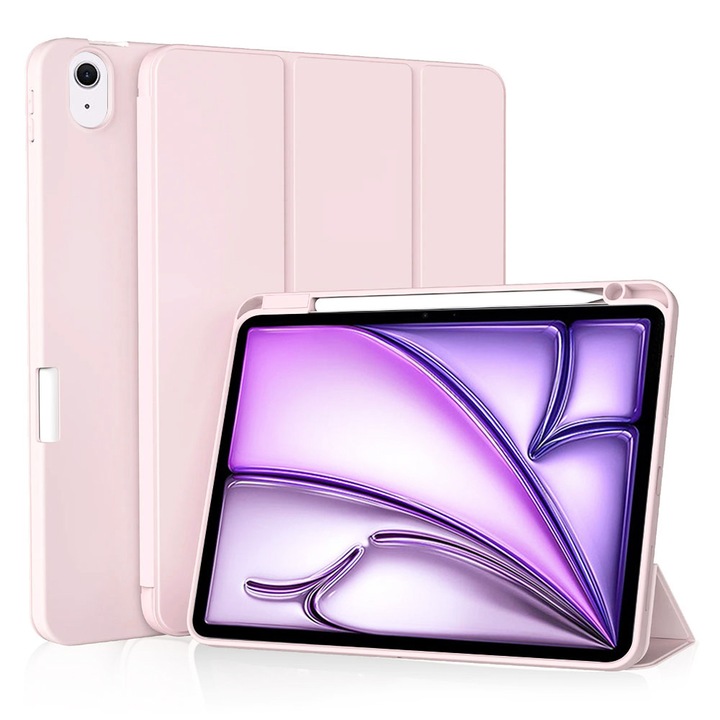 Калъф за защита, съвместим с iPad Air 11 (2024) / Air 11 (2025), TIM, розов