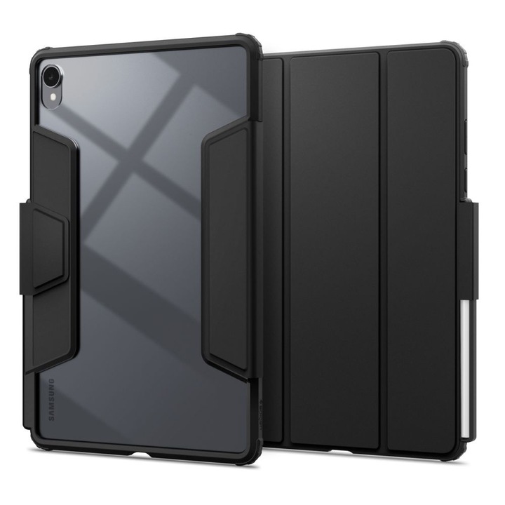 Защитен калъф, съвместим с Air Skin Pro (ACS10216), Spigen, Samsung Galaxy Tab S11 - Черен