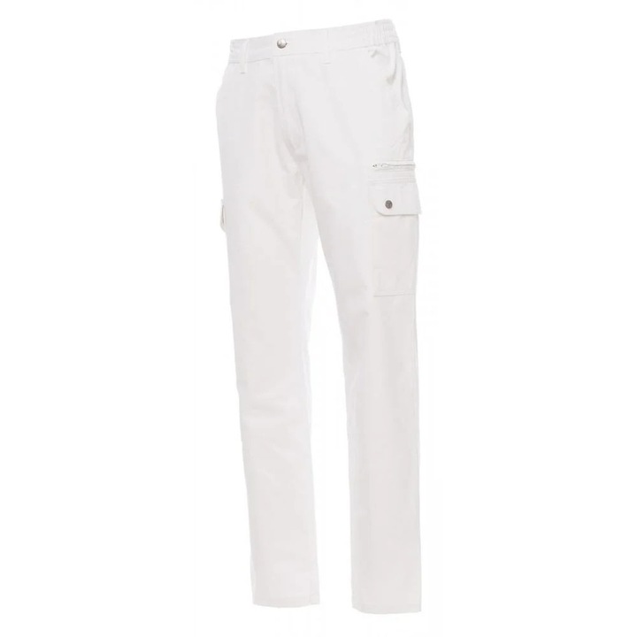 Pantaloni talie Payper Forest, Sezon Toate anotimpurile, White, Marime M M