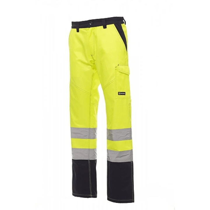Pantaloni talie Payper Charter Polar, Sezon Iarna, Yellow/Navy Blue, Marime L L