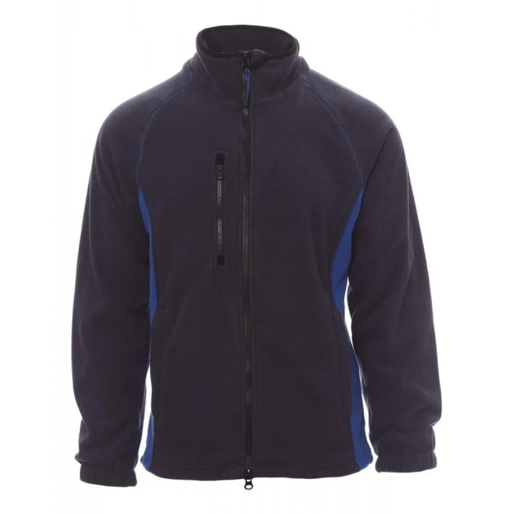 Jachetă fleece Payper Aspen+, 100% poliester, albastru navy/albastru royal, mărime XL