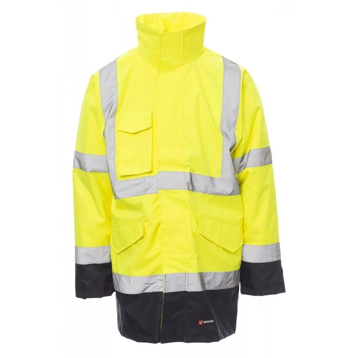 Jachetă HI-VIZ 4 în 1 Payper Dockyard, Fluorescent Yellow, mărime XL
