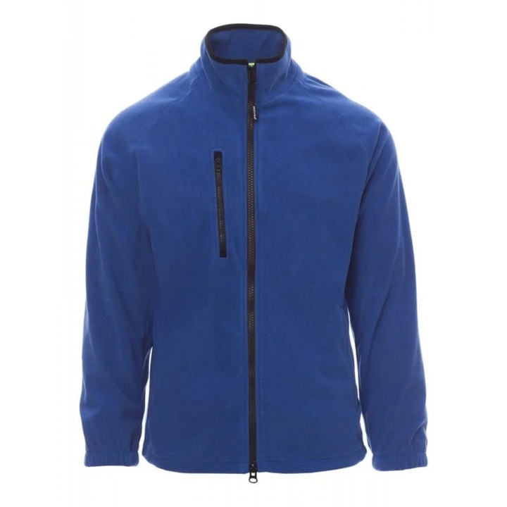 Jachetă fleece Payper, Royal Blue, mărime M, 100% poliester, 2 buzunare cu fermoar
