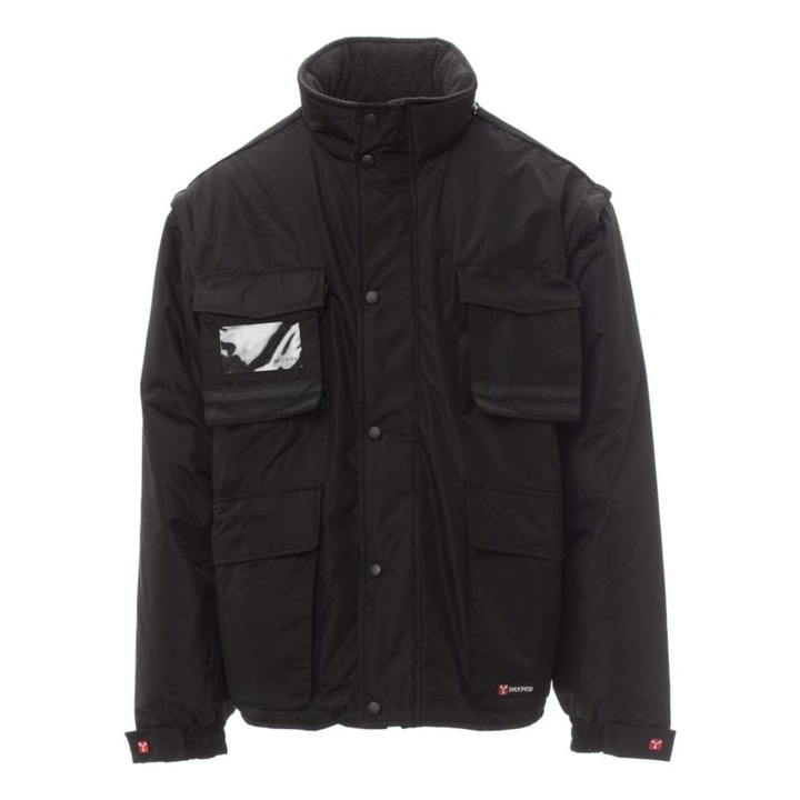 Jacheta de iarna Payper Intercontinental 2.0, 240T Ripstop Pongee 100% polyester, Black, marime L L