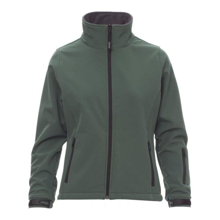 Jacheta softshell Payper Sunny, Soft-Shell 93% polyester + 7% elastane, Green, marime M M