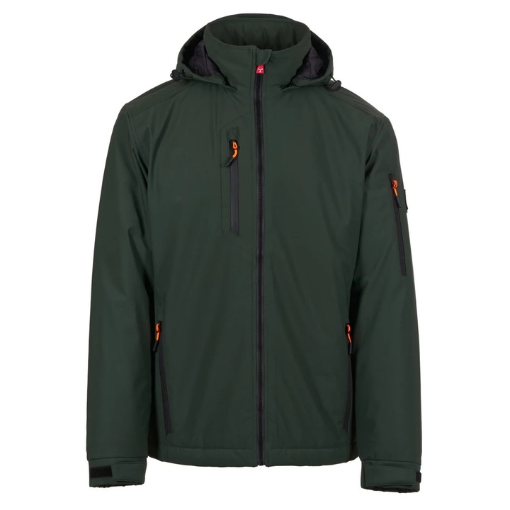 Jachetă de iarnă Payper Creek Ultralite Pad, impermeabilă, verde pădure/negru, 3XL