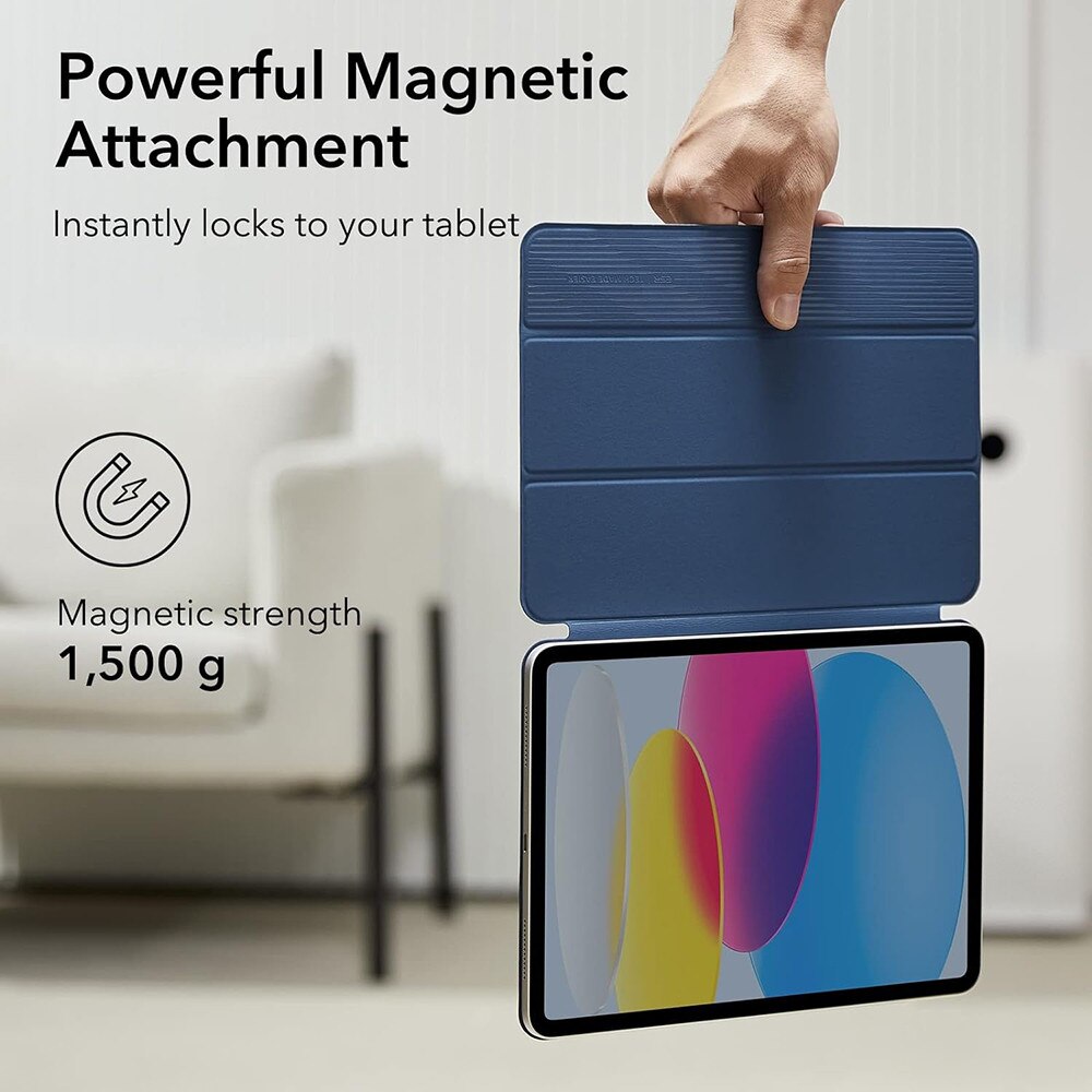 Husa Protectie Compatibila cu Rebound Magnetic, ESR, iPad 10 (2022) 10.9 / iPad 11 (2025) / iPad 12 (2026) - Navy Blue