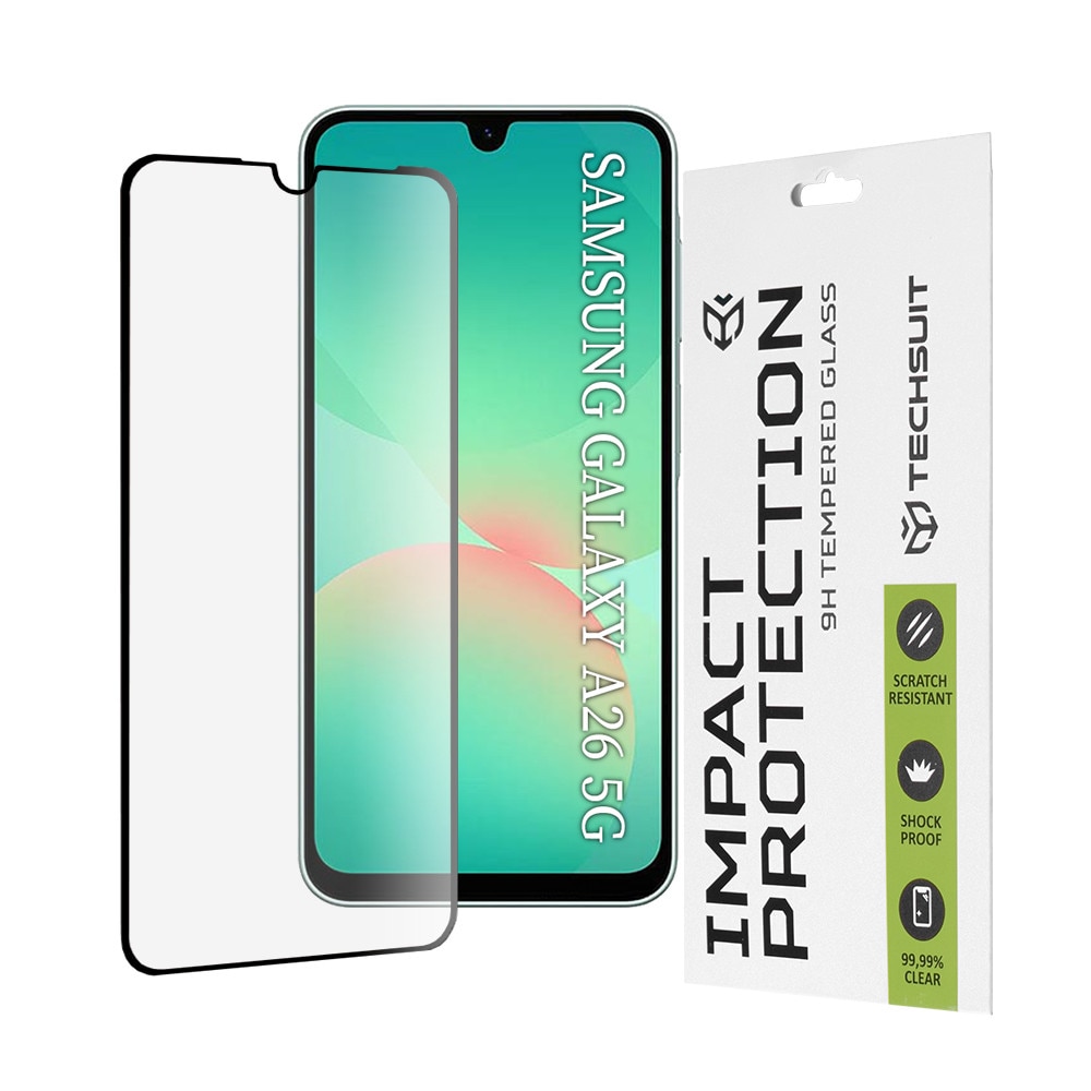 Folie telefon Techsuit Full Cover Antisoc Negru pentru Samsung Galaxy A26 5G / A27 5G