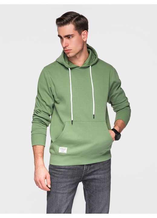 Hanorac uni BASIC OMBRE OM-SSBN-0270, Verde