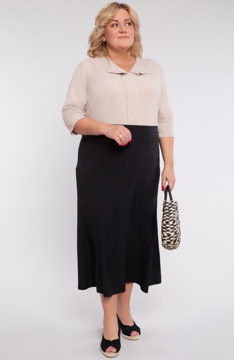 Bluza lejera din in, culoare bej