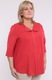 Лека ленена блуза, наситено червено