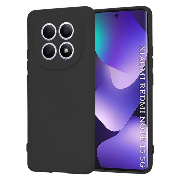 Калъф за Xiaomi Redmi Note 15 4G / 5G tpu черен
