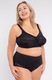 Sutien negru MDR24 fără armatură, dantelă, 105J EU