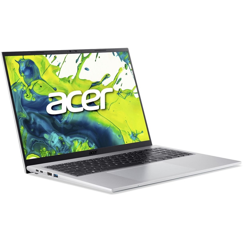 Laptop Acer Aspire Go 16 cu procesor Intel® Core™ i9-13900H pana la 5.4 GHz, 16", WUXGA IPS, 120 Hz, 8 GB DDR5, 256 GB SSD, Intel® Iris® Xe Graphics, Windows 11 Pro, Pure Silver