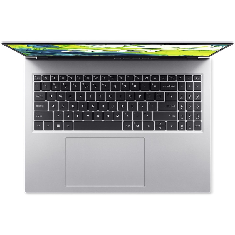 Laptop Acer Aspire Go 16 cu procesor Intel® Core™ i9-13900H pana la 5.4 GHz, 16", WUXGA IPS, 120 Hz, 8 GB DDR5, 256 GB SSD, Intel® Iris® Xe Graphics, Windows 11 Pro, Pure Silver