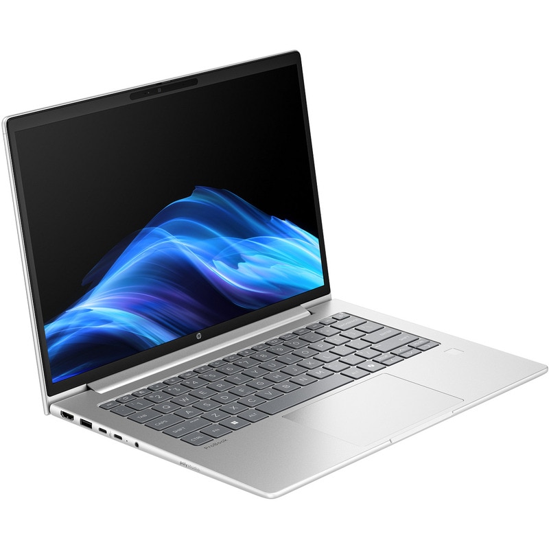 Laptop HP ProBook 4 G1i cu procesor Intel Core Ultra 7 225U, 14 inch, 24 GB RAM DDR5, 2 TB SSD, Intel Graphics, Windows 11 Pro, Argintiu