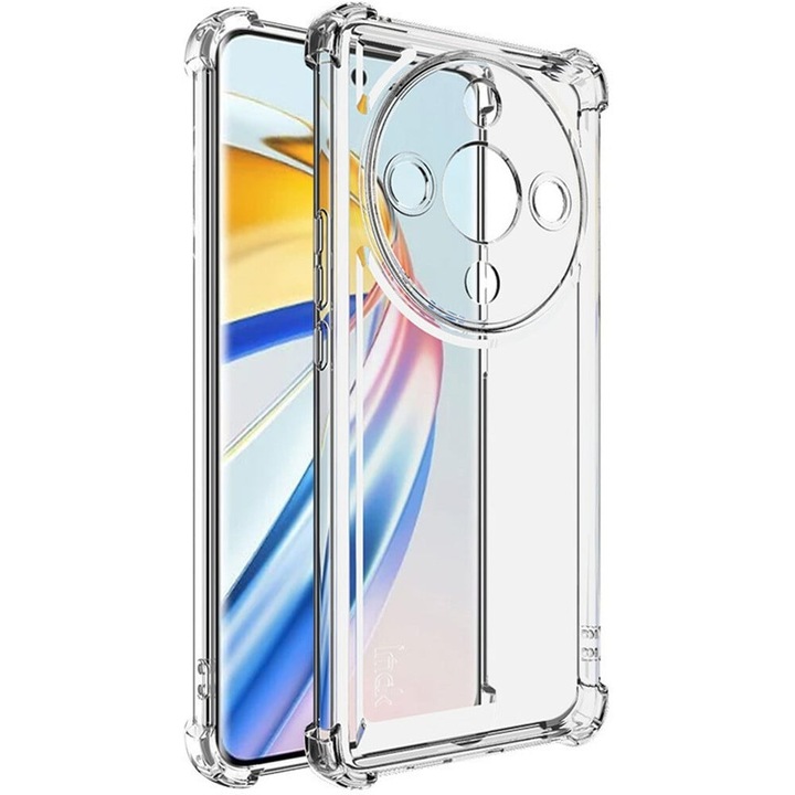 Husa Anti-Shock TPU compatibila cu Honor Magic 8 Lite, Colturi Intarite, Protectie Camera, Design Slim, Protectie Zgarieturi si Caderi, Acces Perfect Butoane si Porturi