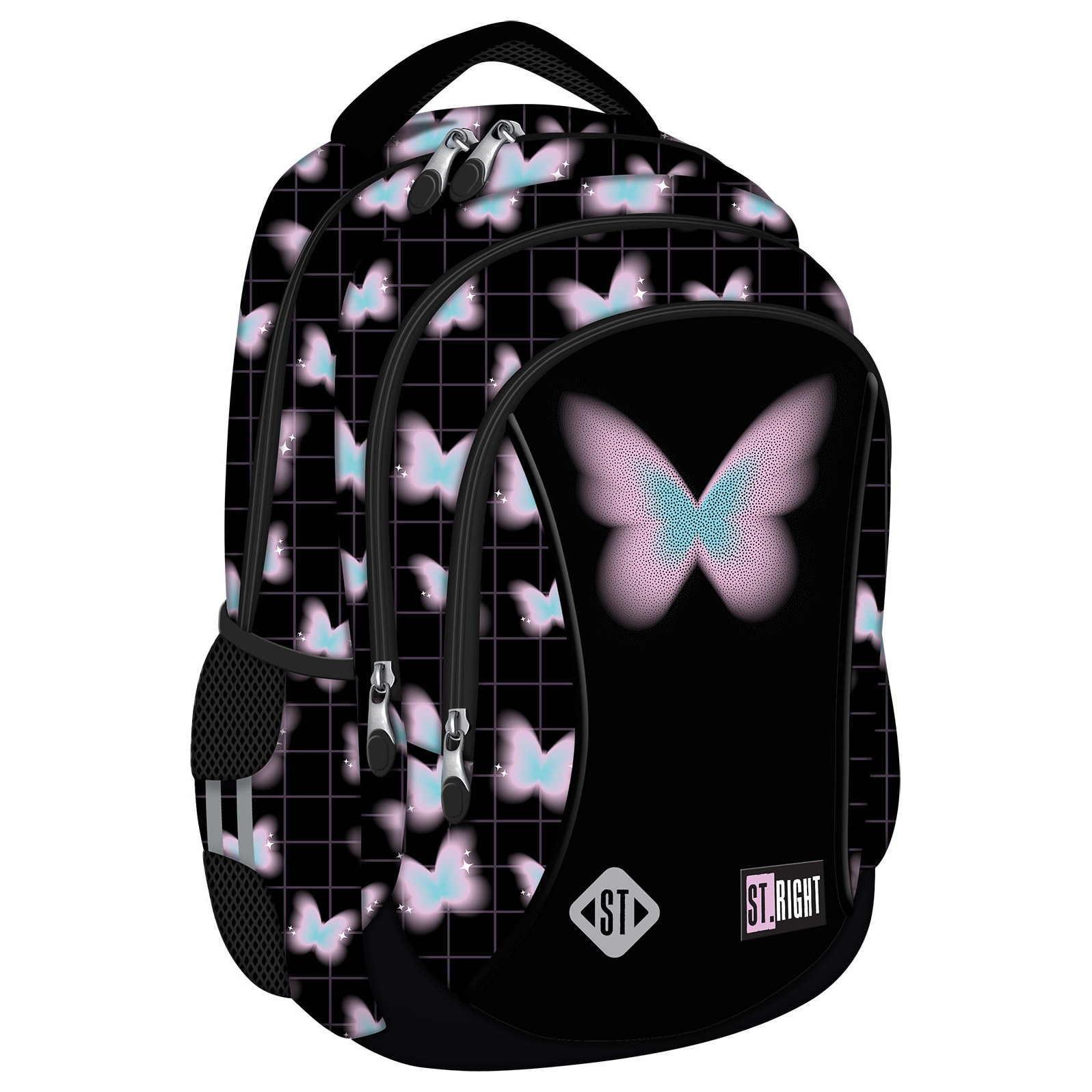 Rucsac Scolar St.Right Pastel Snake Bp26, 15″, Albastru - eMAG.ro