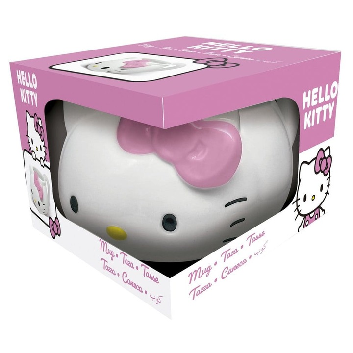 Cana 3D Hello Kitty, STOR, 502 ml, többszínű
