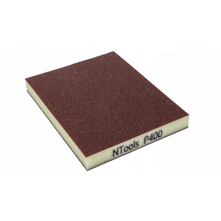 P400 kétoldalas csiszolóhenger, 120x100x13mm, NTools, rugalmas, vízálló