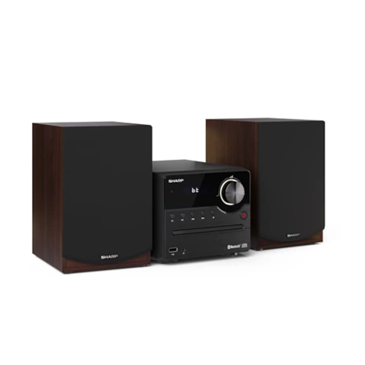Sistem audio Hi-Fi, XL-B512, Bluetooth, USB, CD, radio FM, culoare maro