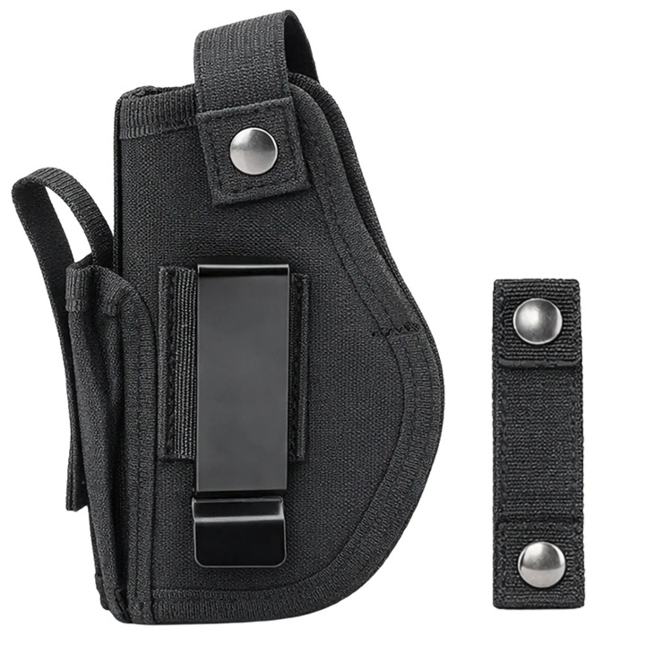 Toc tactic universal, Edibazzar, negru, 14x10cm, cu buzunar pentru incarcator