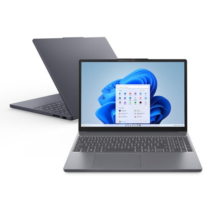 Laptop, Lenovo, IdeaPad Slim 3, Intel Core i5-13420H, 24 GB RAM, 1 TB SSD, Gri Luna, 15,3 inch