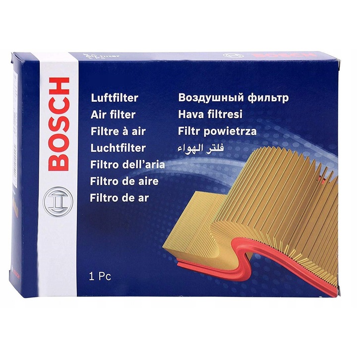 Bosch légszűrő 1 457 433 276, méretek 343x170x46mm